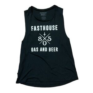 Fasthouse 805 Gas & Beer Womens Muscle Tank Women's Black Tank Top